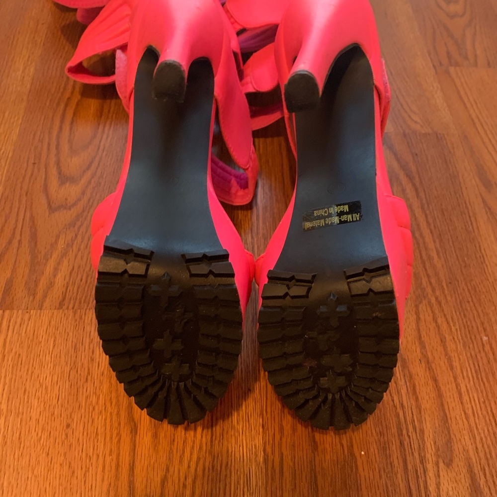 🤘🏾Barbie Pink Platform Gladiator Heels 🤘🏾 - Picture 6 of 8